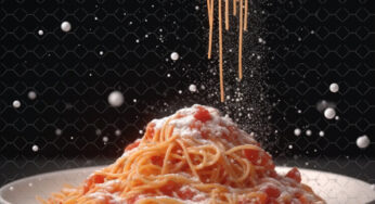 Recipe for Classic Tomato Sauce Spaghetti with Parmesan Cheese
